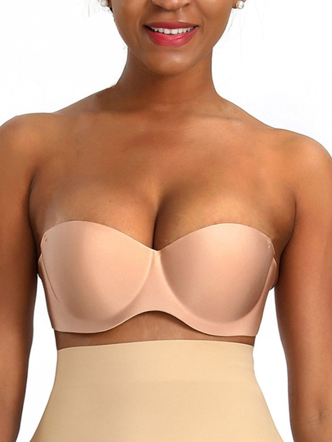 Soutien-Gorge Dos Nu/Sans Bretelles/Cache-Tétons Sexy/Simple
