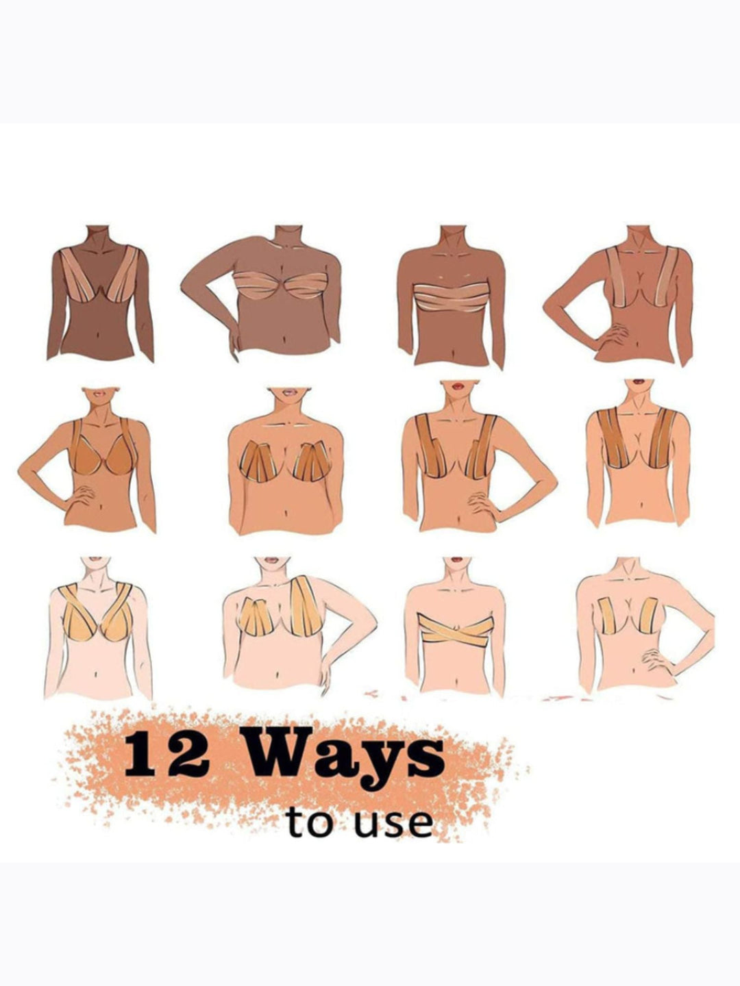 Bandage de Sport Dos Nu pour Mariée / Danse / Femme