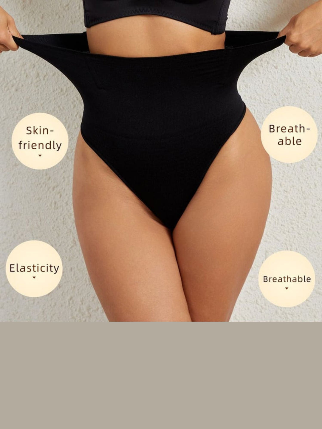 Slip Gainant Classique, Décontracté, Attrayant, Respirant, Confortable