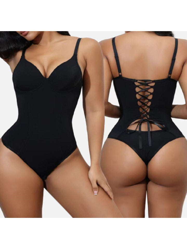 Body pour Femme avec Bretelles et Corset Élastique pour Taille