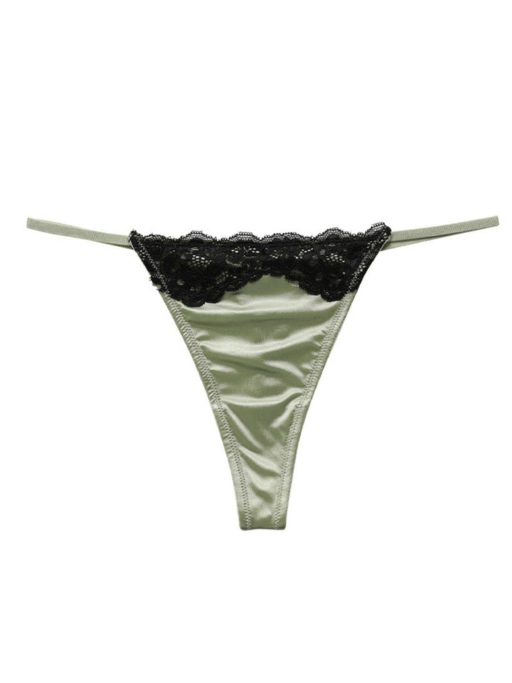 Culotte Sexy Charmante en Dentelle de Rêve en Polyester Respirant