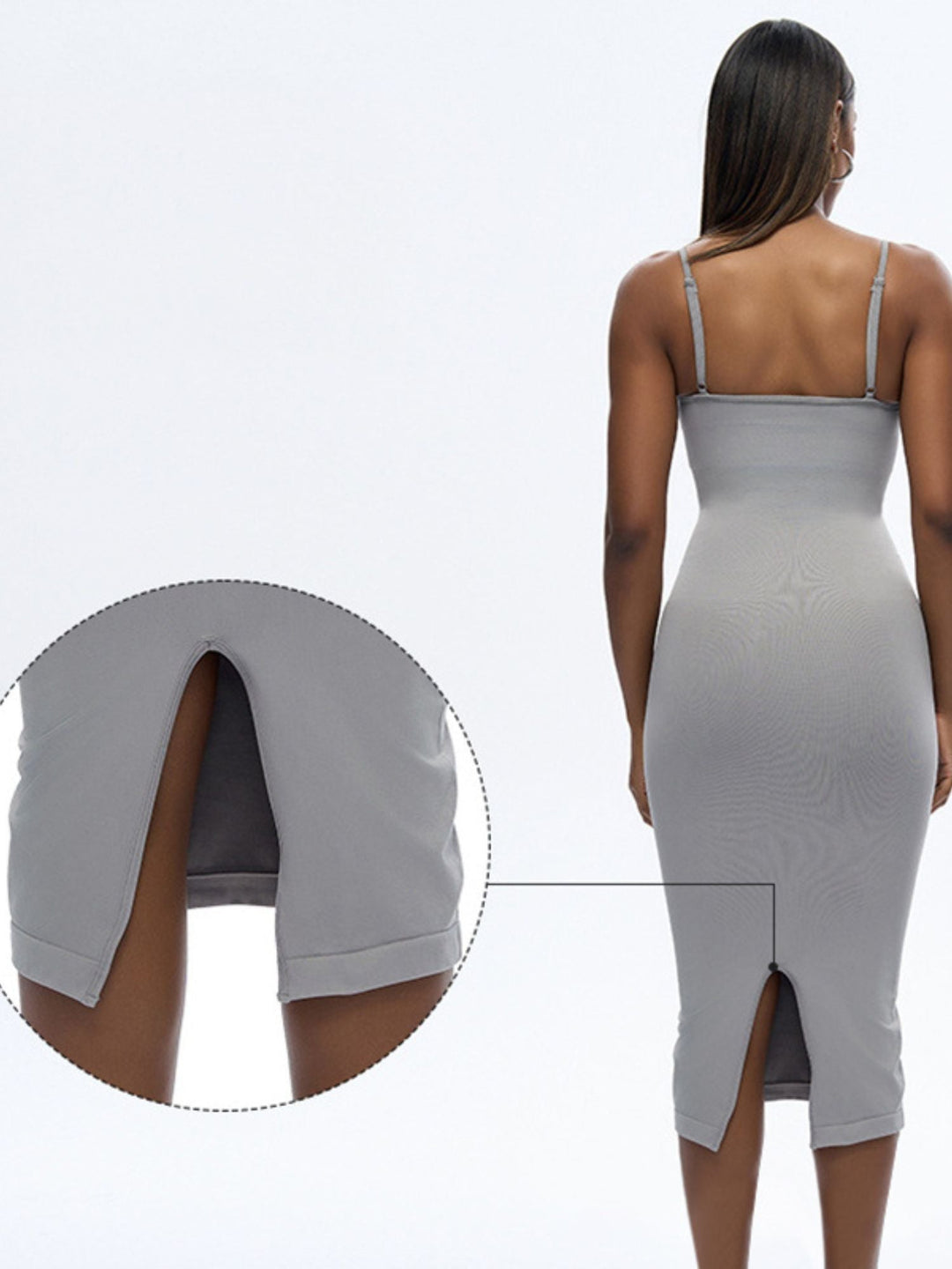 Bustier Long en Polyester Sans Manches pour Femme, Charmant et Classique