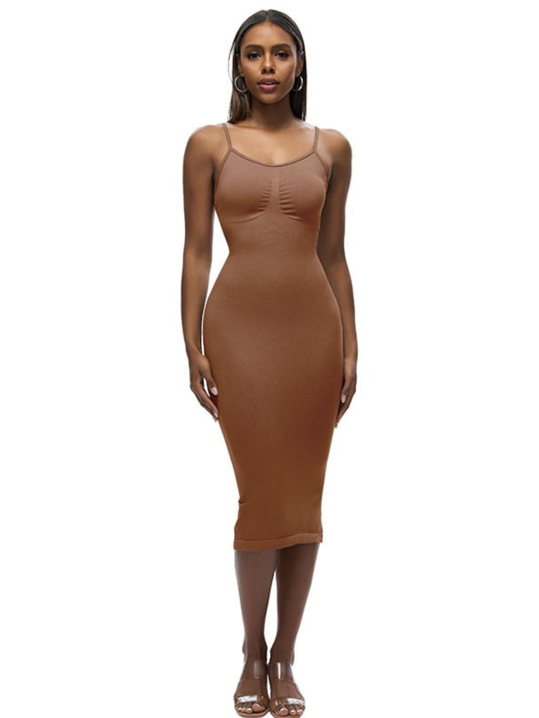 Bustier Long en Polyester Sans Manches pour Femme, Charmant et Classique