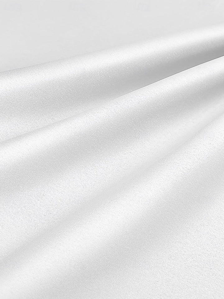 Gaine/Colonne Scoop Sans Manches La Longueur du Sol Élégant Wedding Guest Robe avec Watteau Train