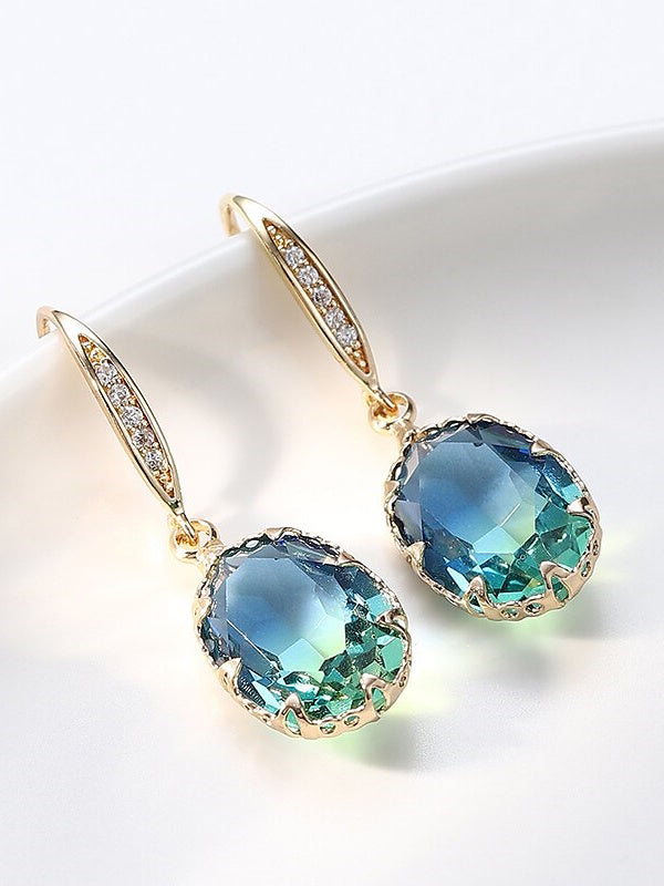 Boucles D'Oreilles Pendantes pour Femmes, Boucles D'Oreilles de Mariage, de Travail, de Luxe Simples Au Quotidien