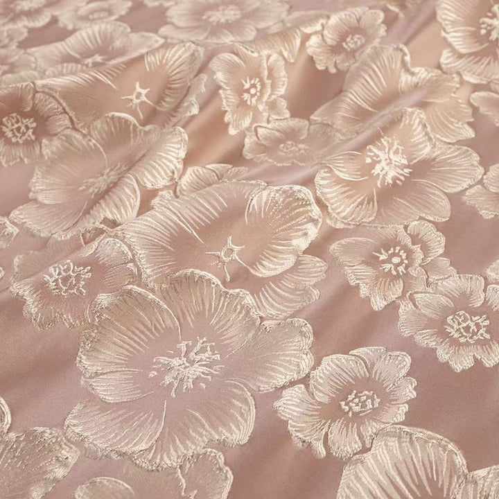 Robe mère de la mariée, Gaine/Colonne, Ligne A/Princesse, Col Capuchonné, Jacquard, Sans Manches, Longueur au Sol, Florale