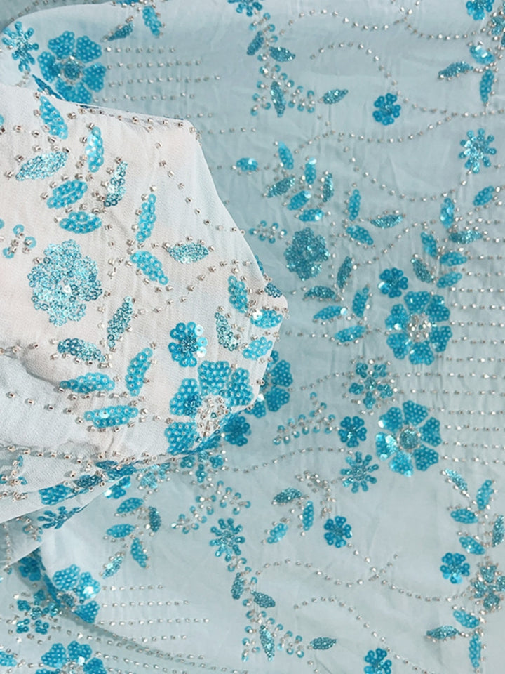 Robe Mère de la Mariée, Forme Droite/Colonne, Col Rond, Paillettes, Dentelle, Manches 3/4, Floral, Longueur à la Cheville