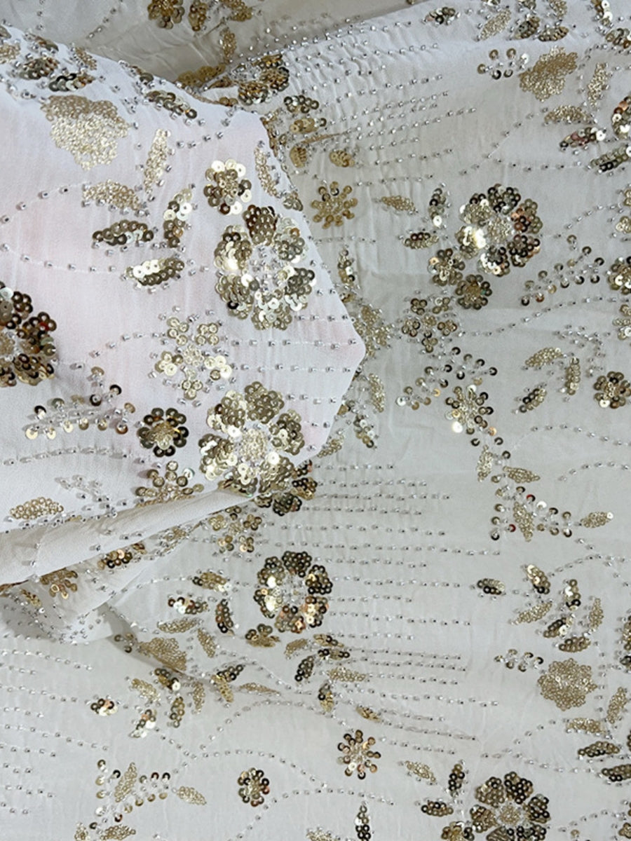 Robe Mère de la Mariée, Forme Droite/Colonne, Col Rond, Paillettes, Dentelle, Manches 3/4, Floral, Longueur à la Cheville