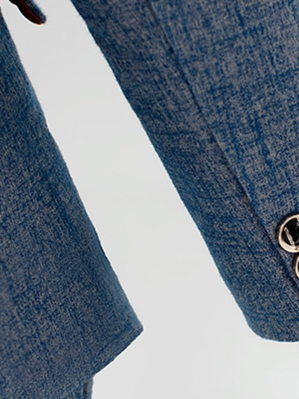 Ensemble Blazer et Pantalon pour Garçon Ensemble Formel à Manches Longues 5 Pièces Tenues 3-13 Ans Ensembles de Costumes de Mariage pour Garçon