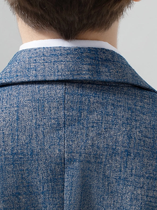 Ensemble Blazer et Pantalon pour Garçon Ensemble Formel à Manches Longues 5 Pièces Tenues 3-13 Ans Ensembles de Costumes de Mariage pour Garçon