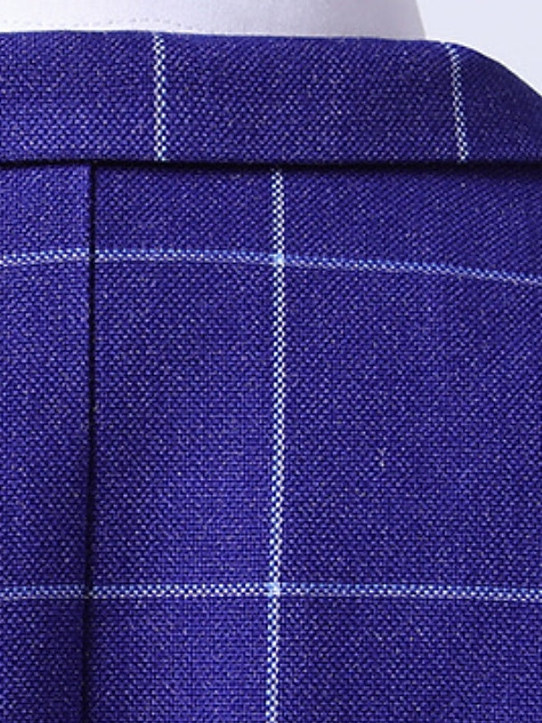 Ensemble de Costume de Mariage 3 Pièces pour Garçon de 3 à 13 Ans avec Blazer, Gilet et Pantalon, Tenue de Soirée Formelle à Manches Longues