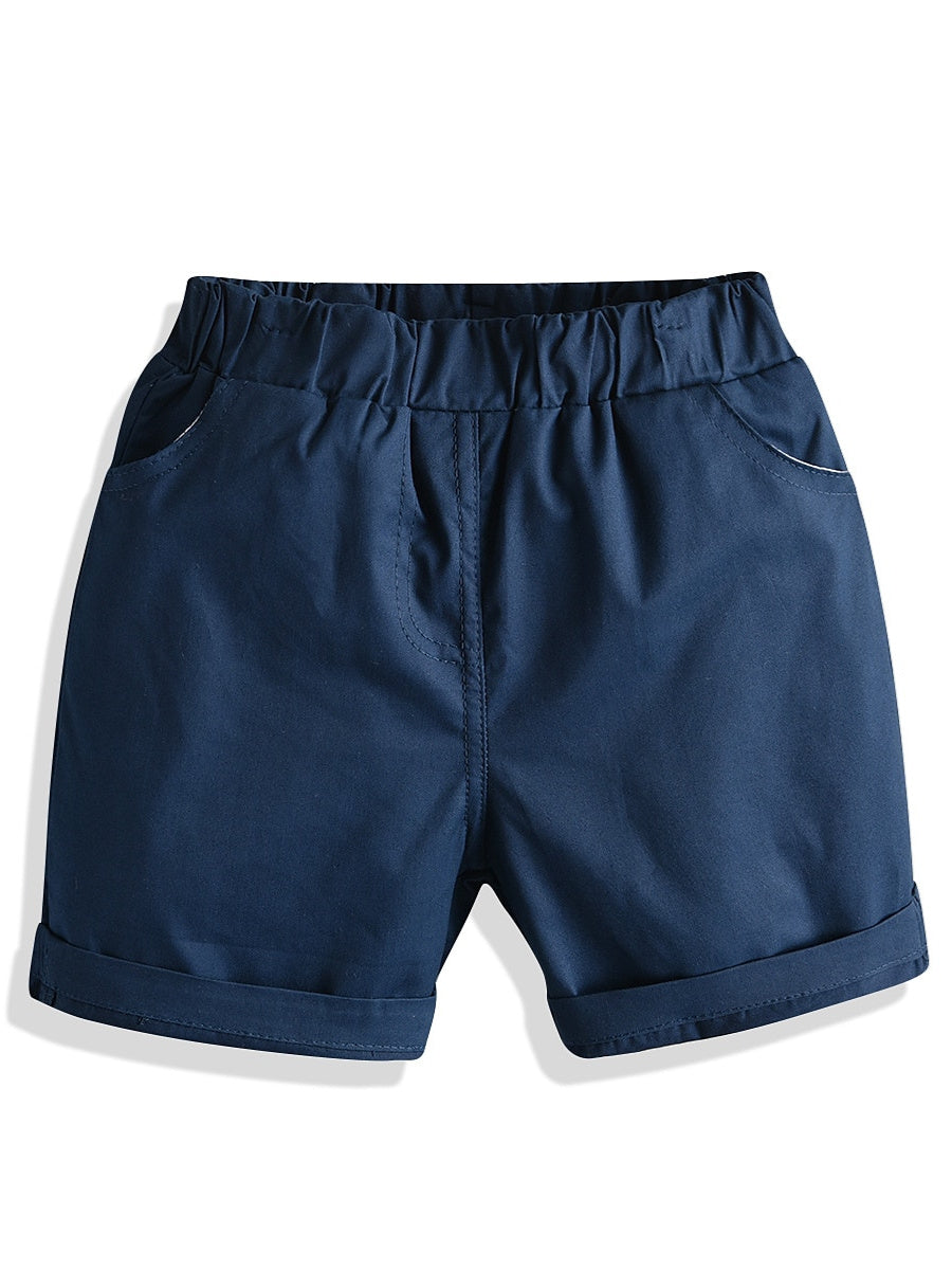 Ensemble de Vêtements de Costume et de Blazer pour Garçons à Manches Courtes Ensembles de Costumes de Mariage de Base pour Tout-Petits D'Été