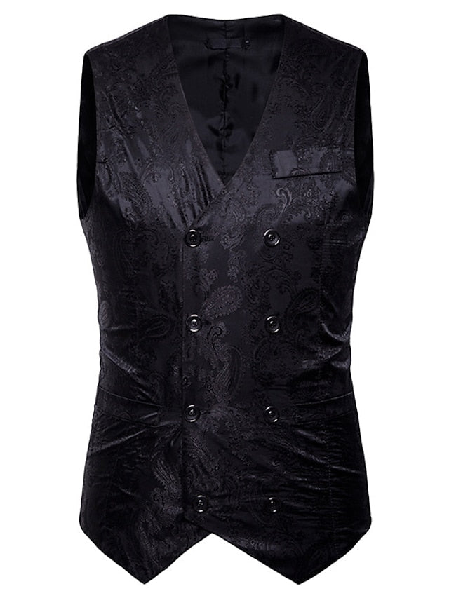 Gilet Croisé pour Homme avec Plusieurs Boutons