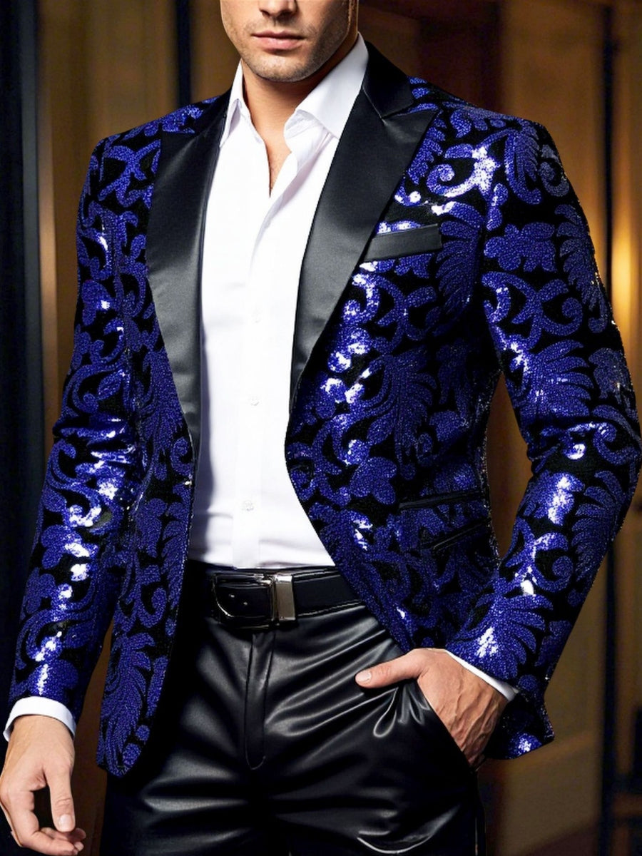 Costumes de Fête à Boutonnage Simple et Coupe Standard pour Hommes