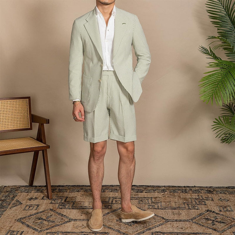 Costumes de Mariage 2 Pièces à Coupe Ajustée pour Hommes, à Simple Boutonnage et à Deux Boutons