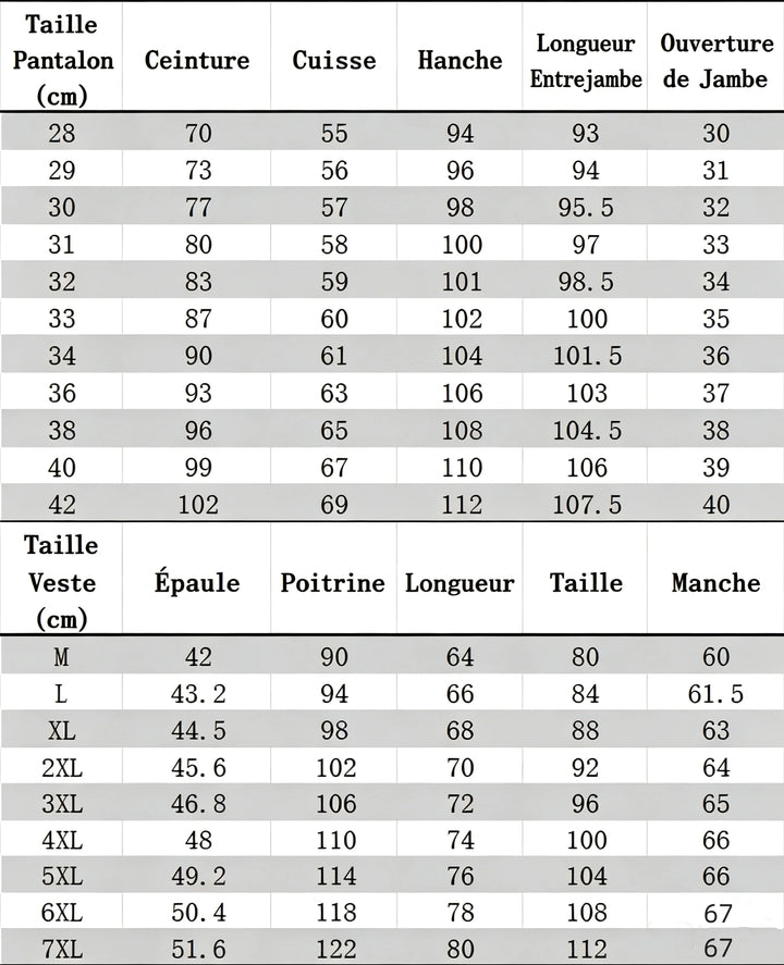 Costumes de Mariage 2 Pièces pour Hommes, Coupe Ajustée, Croisé, à Six Boutons