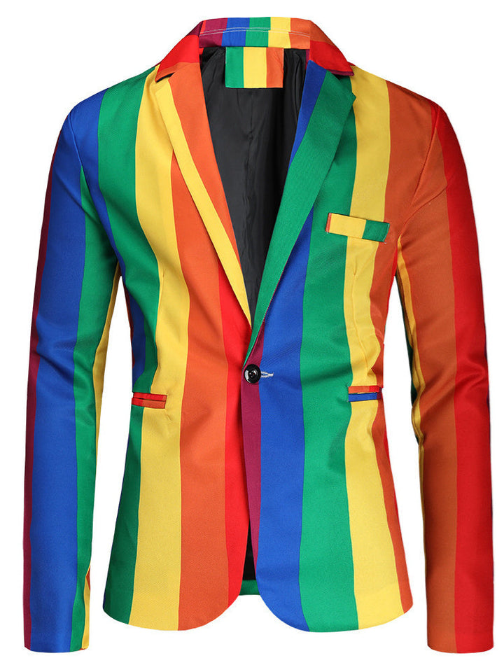 Costumes de Mariage 3 Pièces en Polyester à Coupe Ajustée pour Hommes, à Boutonnage Simple et à Un Bouton