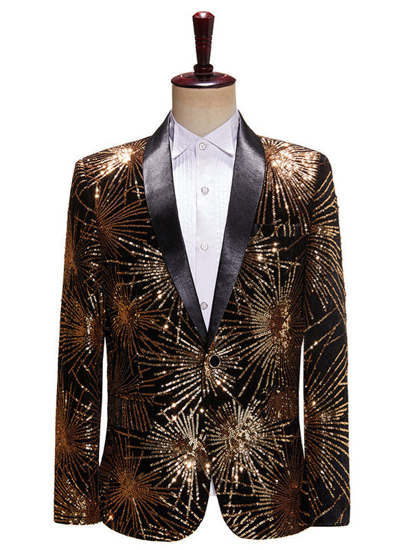 Costumes de Mariage pour Hommes en Polyester à Manches Longues et à Boutonnage Simple, Coupe Ajustée