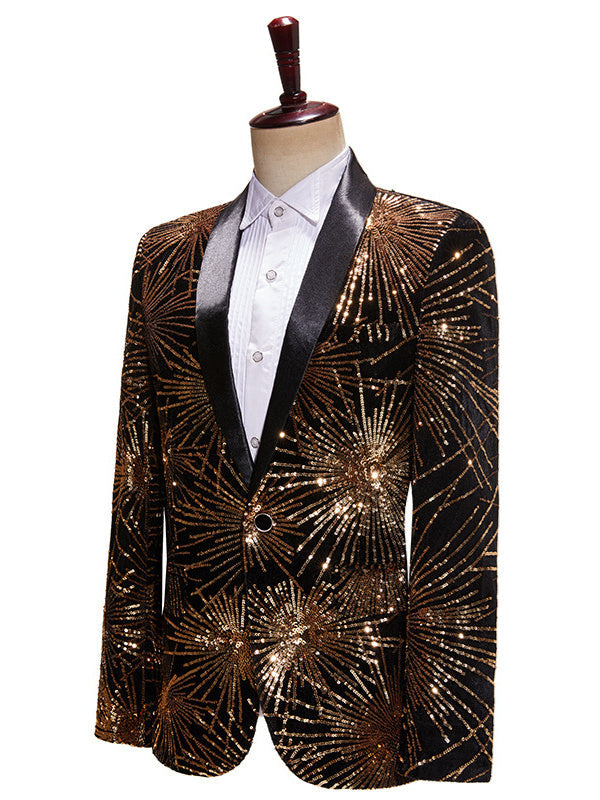 Costumes de Mariage pour Hommes en Polyester à Manches Longues et à Boutonnage Simple, Coupe Ajustée