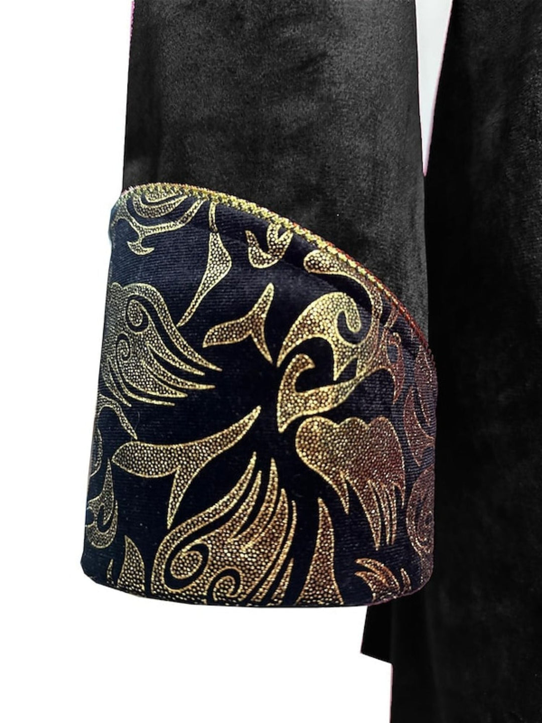 Costume de Smoking à Motif Floral Exquis Vintage Steampunk pour Homme