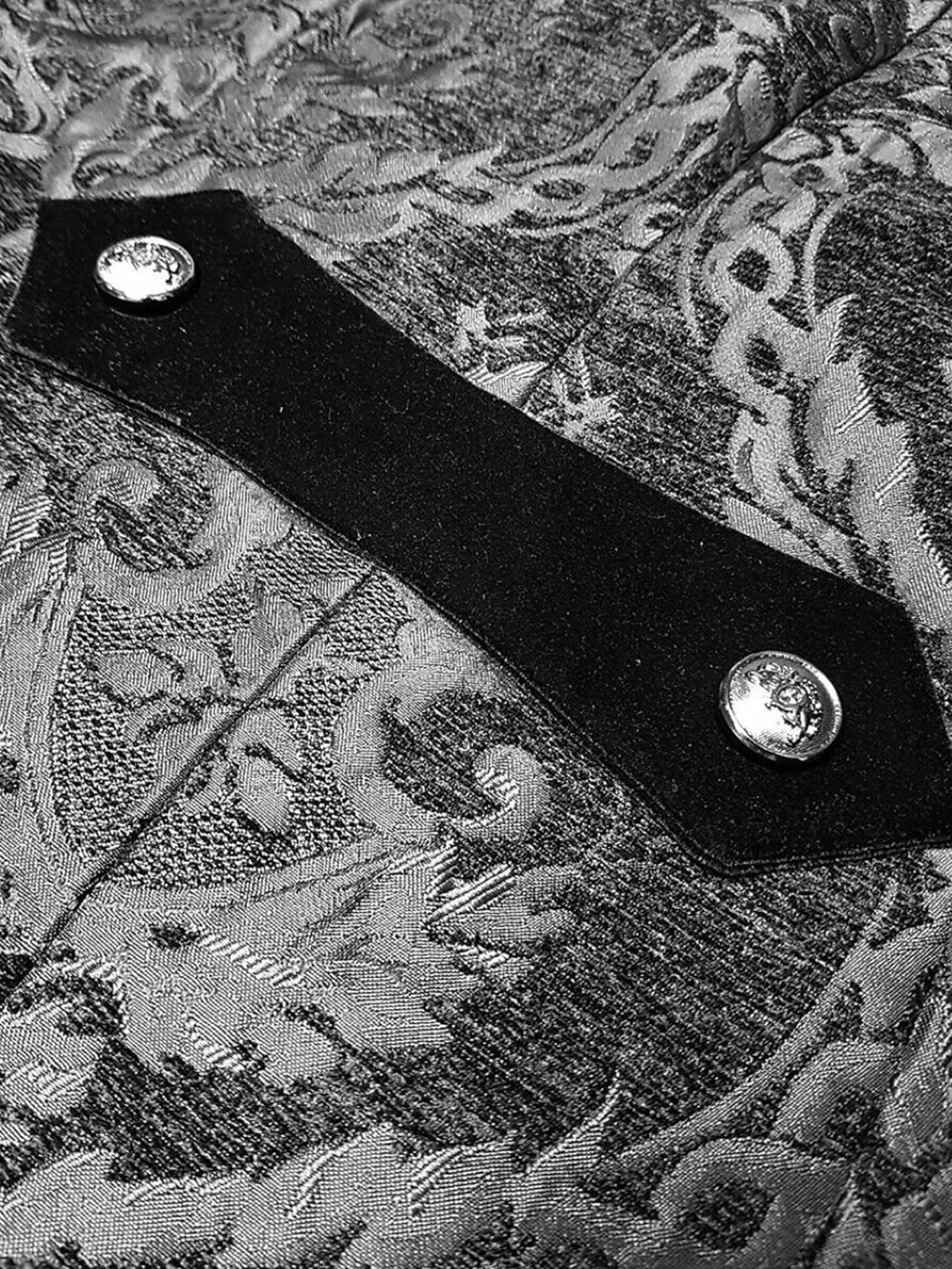 Veste de Costume à Simple Boutonnage à Motif Floral Rétro Exquis pour Homme