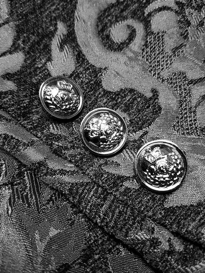 Veste de Costume à Simple Boutonnage à Motif Floral Rétro Exquis pour Homme