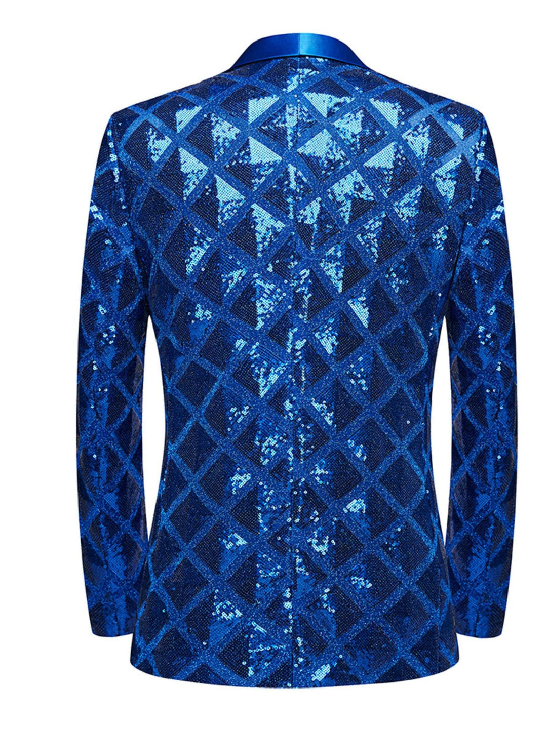 Costume à Simple Boutonnage à Paillettes Rouges pour Homme, Tenue de Soirée Décontractée et Tendance