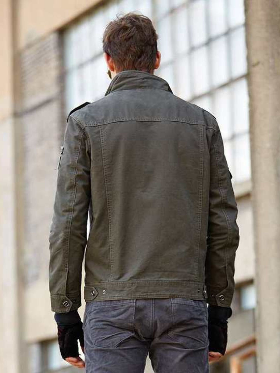 Veste de Costume pour Homme en Coton Chaud et Confortable avec Broderie Fine et Coupe Ajustée