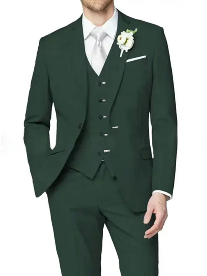 Costume homme 3 pièces lilas, cérémonie, revers cranté, coupe ajustée, droit, 1 bouton, pour mariage/galas