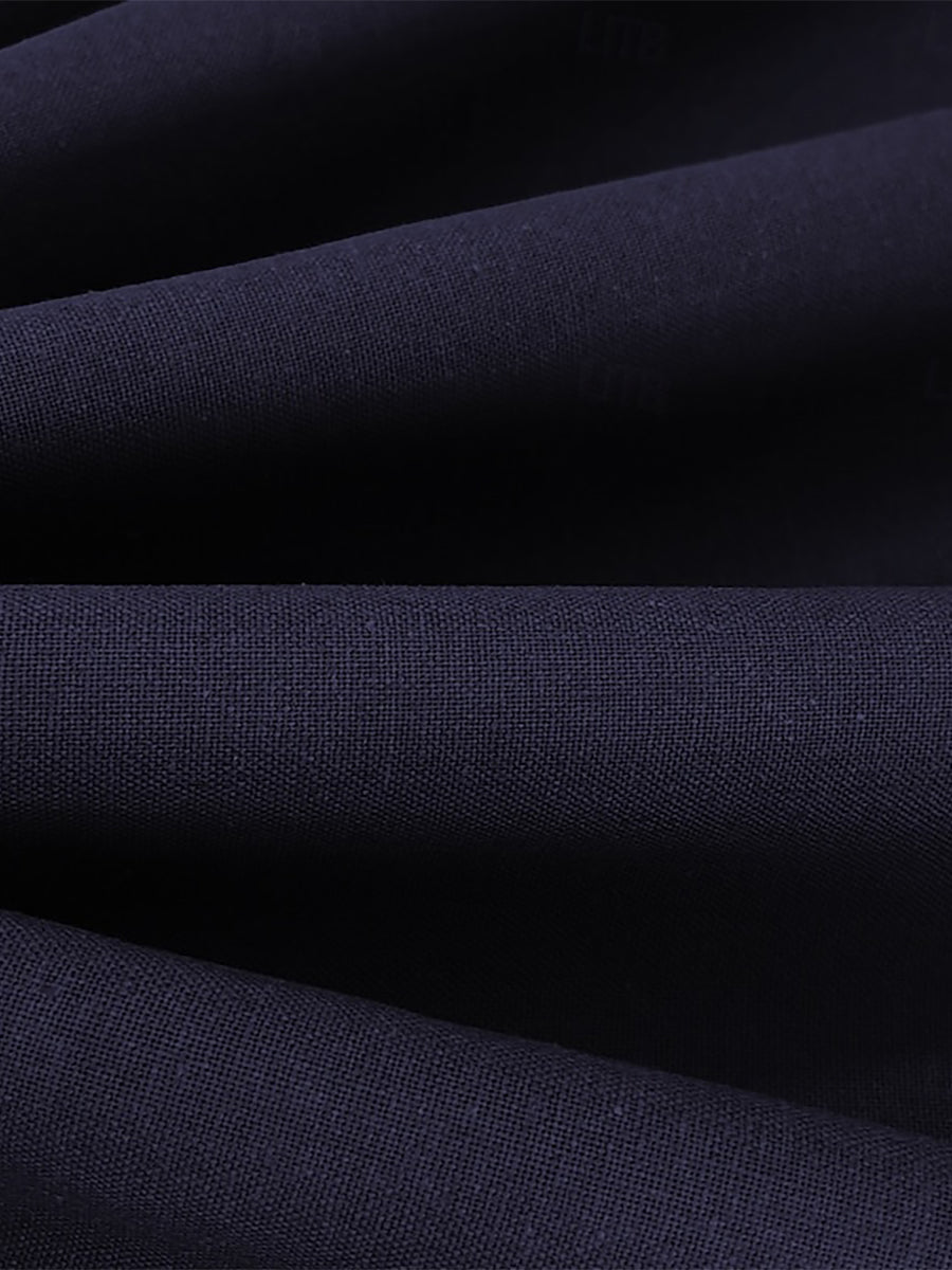 Costume homme 2 pièces bleu marine, uni, droit, 2 boutons, décontracté/affaires