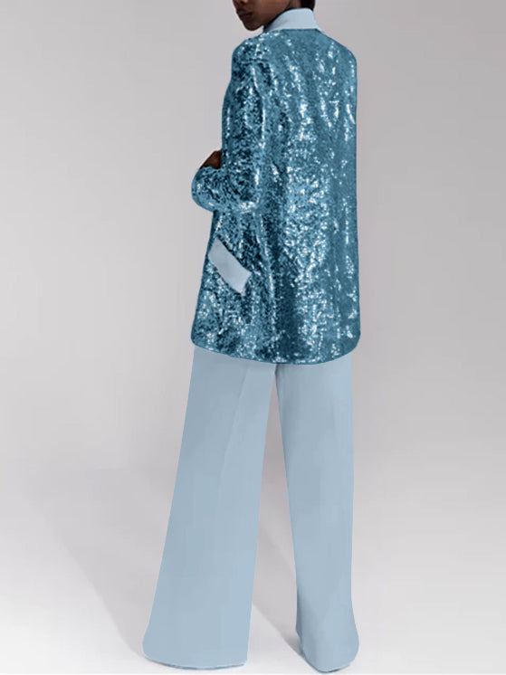 Costume de Soirée 2 Pièces avec Veste et Pantalon