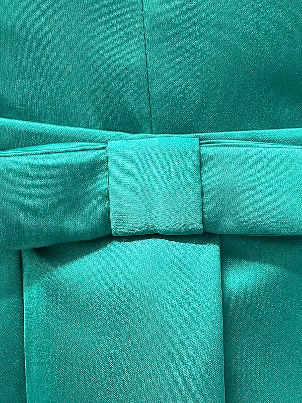 Robe de Soirée Trapèze/Princesse, Longueur Au Sol, Manches Longues, Col en V