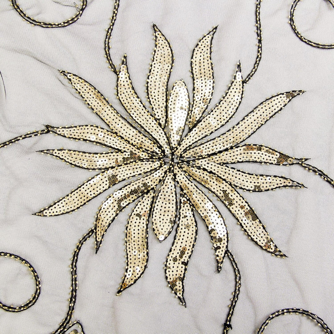 Robe Vintage à Franges et Paillettes pour Femme