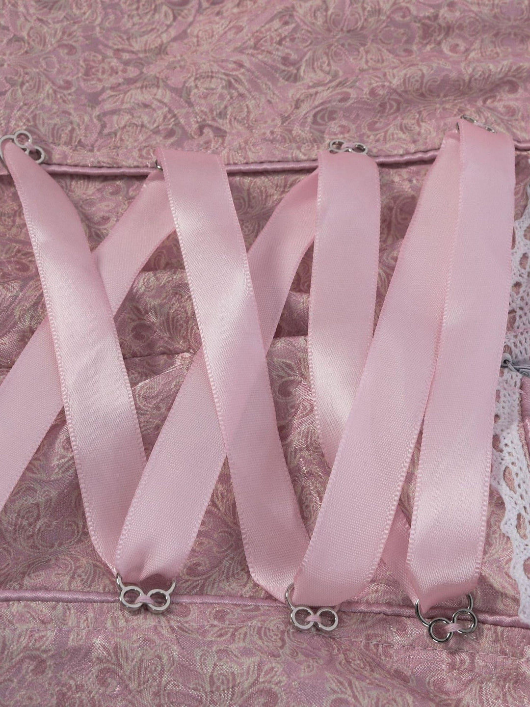 Robe Vintage Trapèze/Princesse à Col Bijou et Manches Mi-Longues avec Nœud