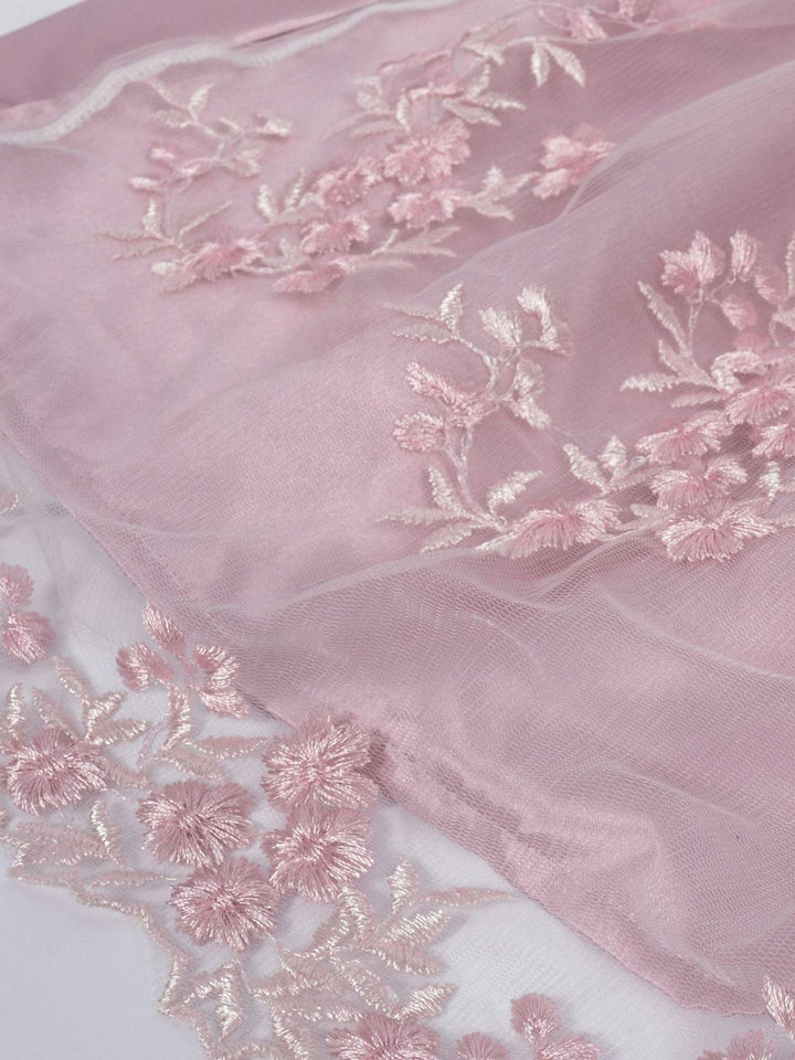 Robe Vintage Trapèze/Princesse à Col Bijou et Manches Mi-Longues avec Nœud