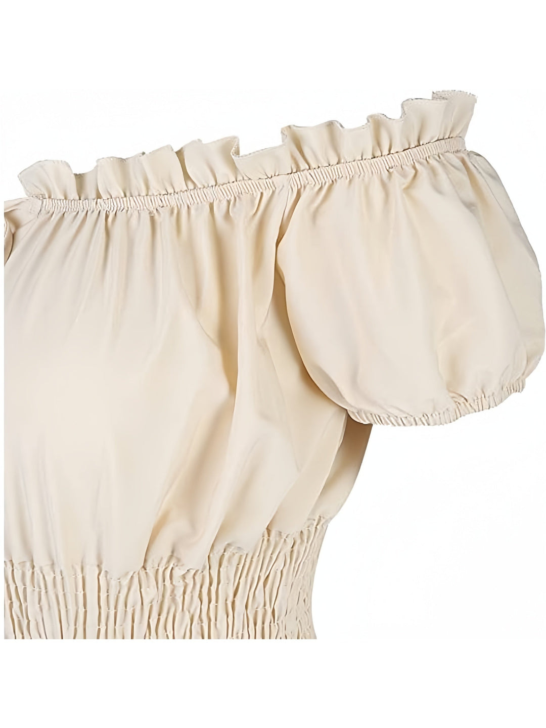 Robe Vintage Trapèze/Princesse Sans Manches, Longueur Cheville, Sans Bretelles, avec Volants