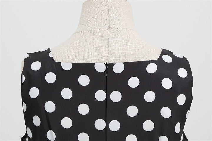 Robe Vintage Trapèze/Princesse à Épaules Dénudées Sans Manches et Longueur Cheville