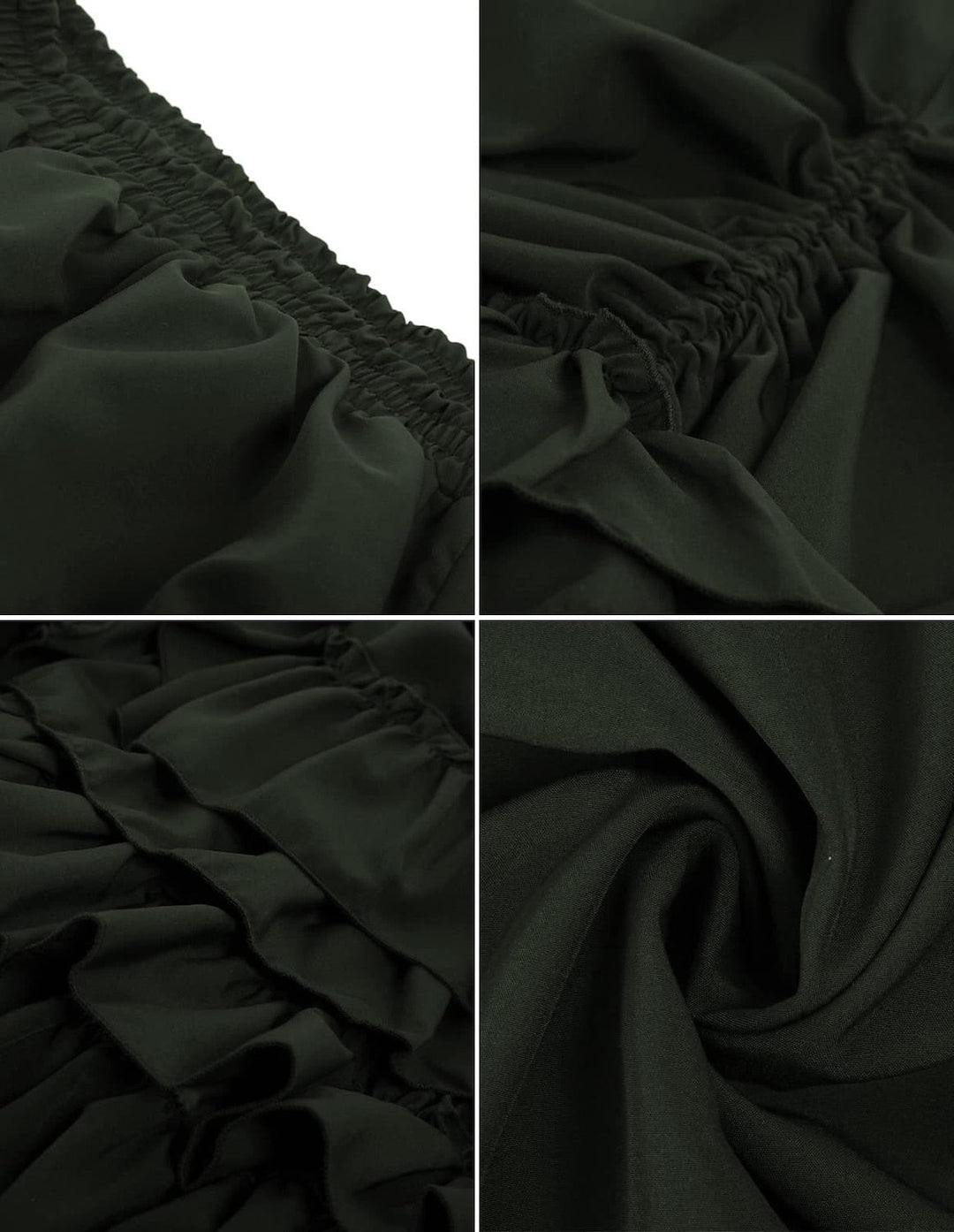 Jupes Décontractées Vintage Punk à Volants