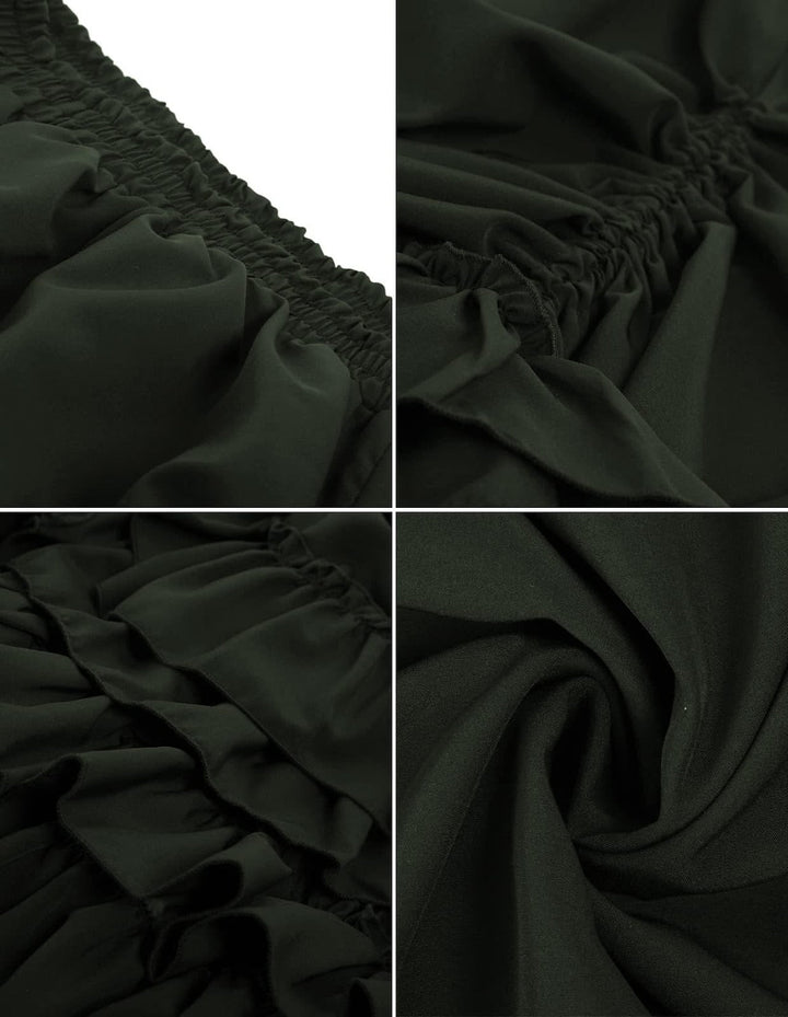 Jupes Décontractées Vintage Punk à Volants