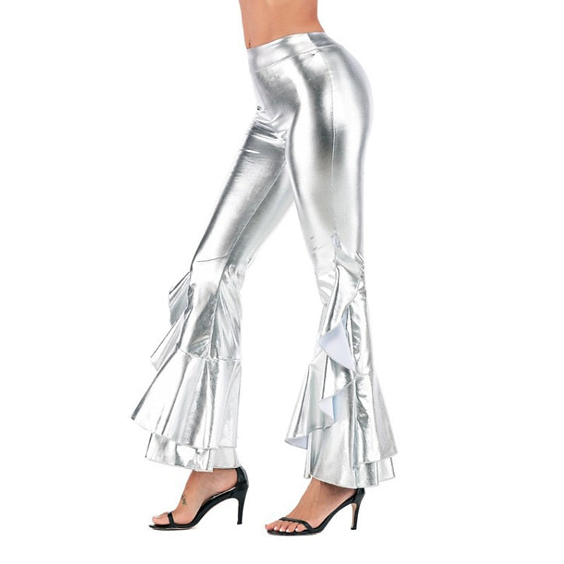 Pantalon Cloche de Couleur Unie Style Hip-Pop