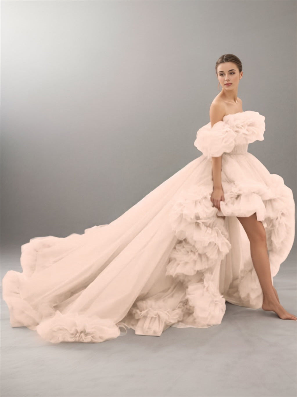 Robes de Soirée Coupe A-Line/Princess à Traîne Courte