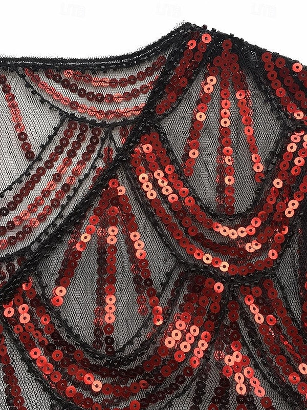 Châles de Manteau Des Années 1920, Châle de Fête Vintage à Paillettes pour Femmes