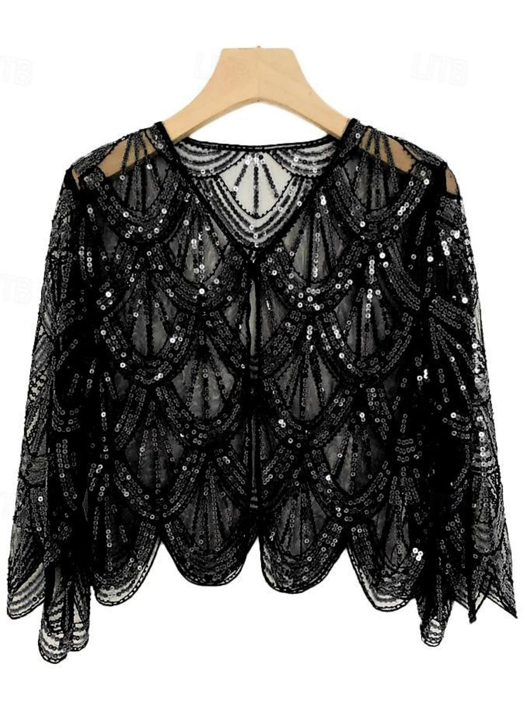 Châles de Manteau Des Années 1920, Châle de Fête Vintage à Paillettes pour Femmes