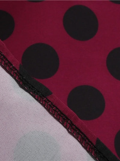 Robe Vintage Trapèze/Princesse à Col en V Sans Manches et Longueur Genou