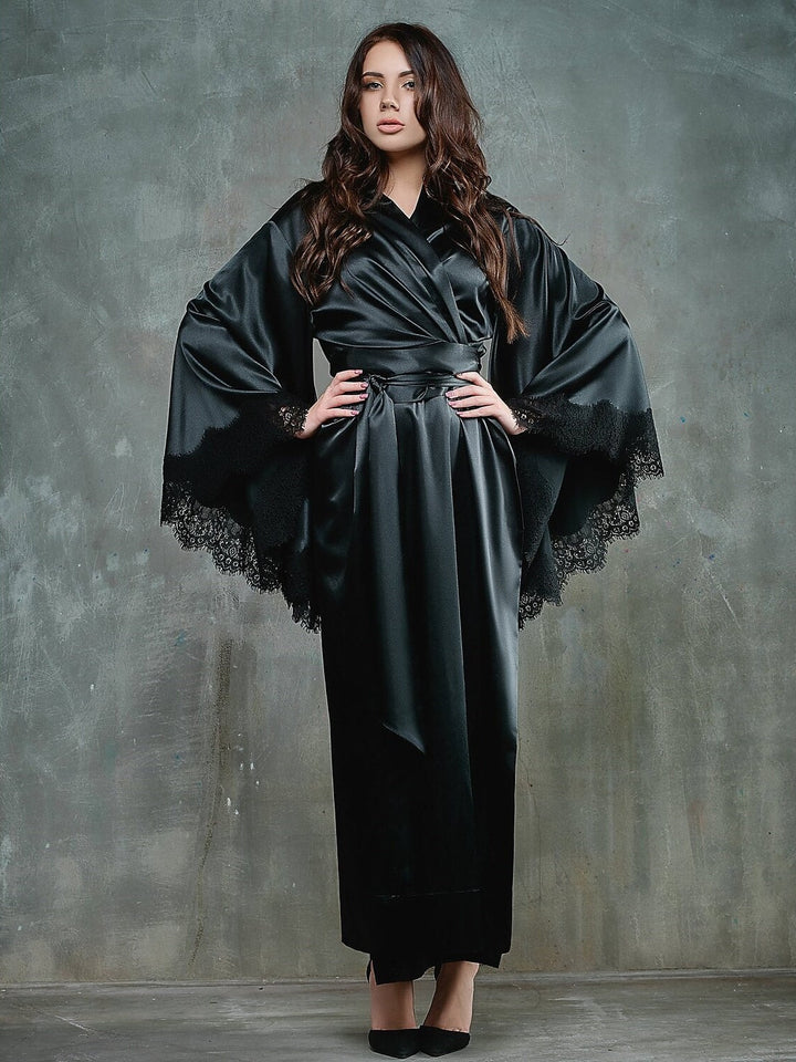 Peignoir de Bain en Dentelle pour Femme Du Xviiie Siècle, Style Gothique, Yukata Vintage