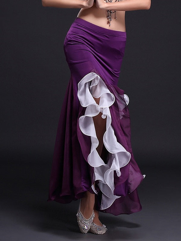 Jupe de Danse Du Ventre à Volants pour Femme