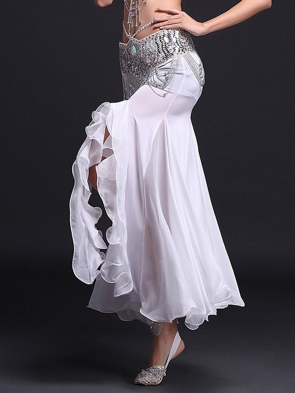 Jupe de Danse Du Ventre à Volants pour Femme