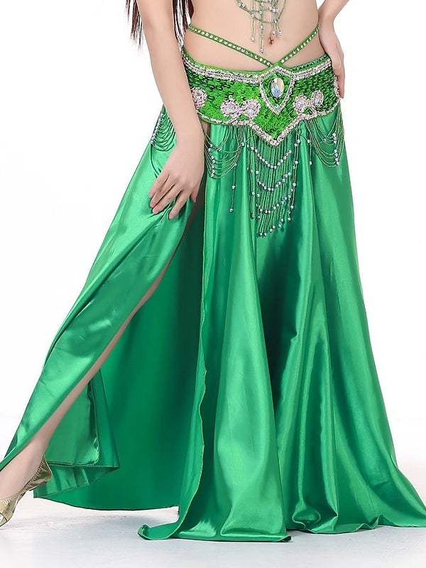 Jupes de Danse Du Ventre à Paillettes pour Femmes (Sans Ceinture)