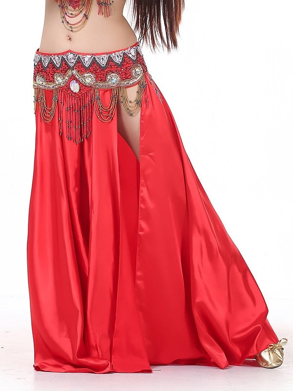 Jupes de Danse Du Ventre à Paillettes pour Femmes (Sans Ceinture)