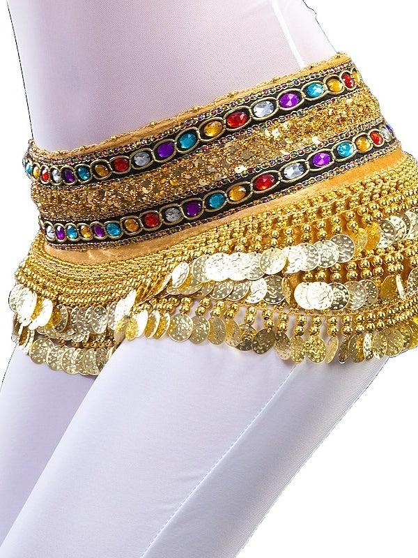 Perles de Pièces de Danse Du Ventre Cristaux / Strass Formation pour Femmes